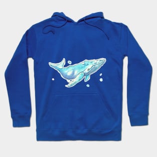 Joakim - Watercolor Whale Hoodie